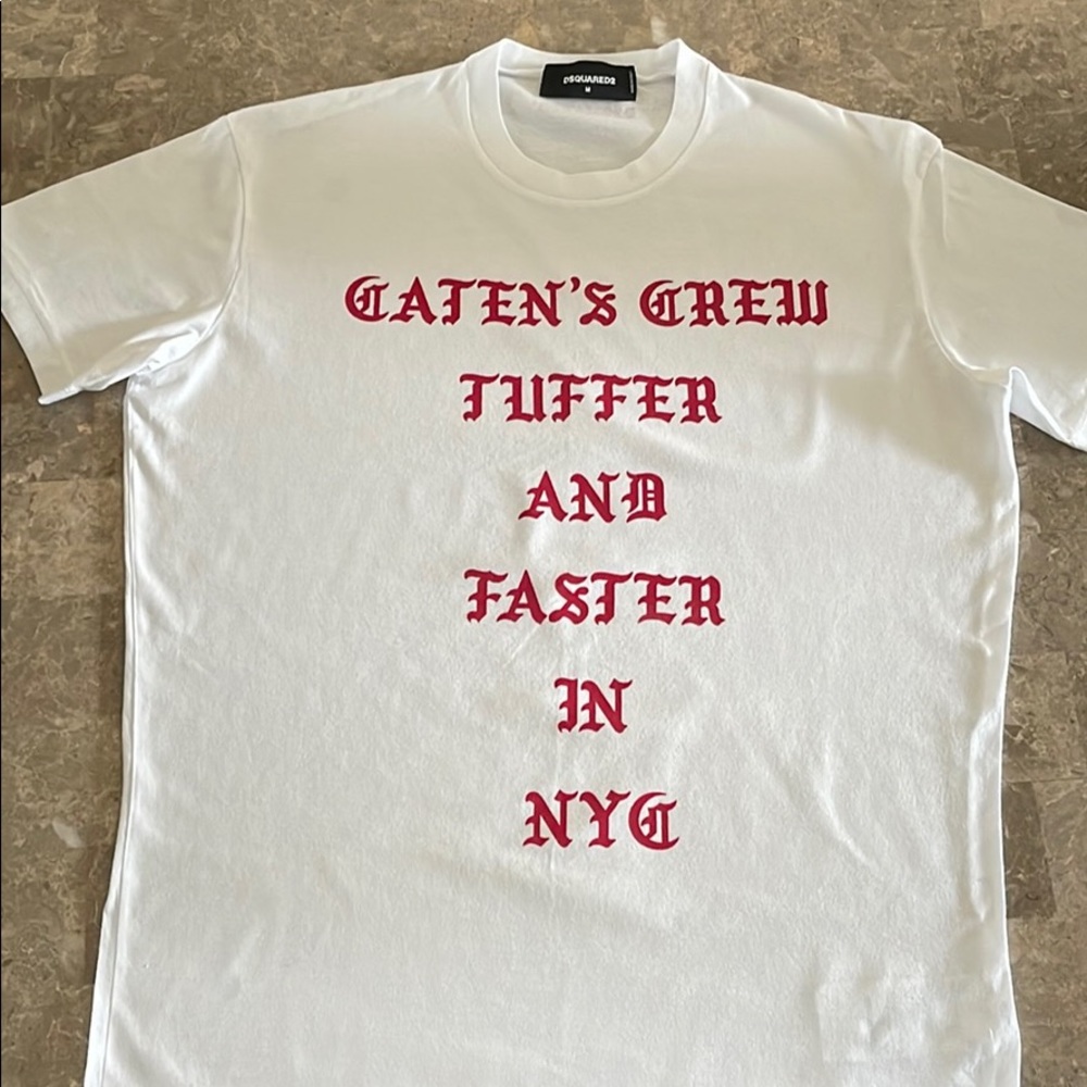 Mens DSquared “Tuffer & Faster in NY” T-Shirt